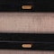 Baxton Studio Shirin Mid-Century Beige Fabric and Black Wood 3-Drawer Chest 255-14150-ZORO - alternate 8