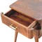 Homeroots 23" Brown Solid Wood Two Drawer Nightstand 651564 - alternate 14