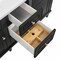 James Martin Vanities Vanity, without top, Black Onyx, 59.88 in W x 23.5 in D,  424-V60D-M-BKO - alternate 7