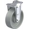 Blickle Rigid Plate Caster, Gry Nylon, 5", 400 lb. B-POG 125KA-12 - alternate 1