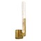 Cwi Lighting Curva Integrated LED 19in Brass Wall Light with Handcrafted Glass 1725W19-1-624 - alternate 7