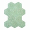 Apollo Tile Amalfi 9x8 in. Mint Green with Copper flecks Glossy Shell, Terrazzo Hexagon Tile, 5PK APLAQT8801HXGRN - alternate 9
