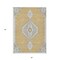 Homeroots 5' X 8' Gold Gray And Ivory Oriental Washable Indoor Outdoor Area Rug 598407 - alternate 6