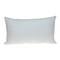 Homeroots 14" X 24" Green and White Cotton Lumbar Throw Pillow with Embroidery 529265 - alternate 5