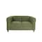 Homeroots 54" Green And Black Microsuede Loveseat 530502 - alternate 4