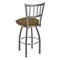 Holland Bar Stool Co 810 Contessa Stainless Steel 36in Swivel Bar Stool with Canter Saddle Seat 81036SS012 - alternate 5