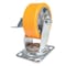Vestil Polyurethane Swivel With Brake Caster 5 In. Diameter x 2 In. Width 990 lb Orange/Gray CST-VE-5X2PUA-SWB - alternate 8