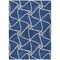 Homeroots 8' X 10' Blue And Ivory Geometric Washable Indoor Outdoor Area Rug 612866 - alternate 6