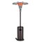 Homeroots 40000 BTU Bronze Steel Propane Cylindrical Pole Standing Patio Heater 480584 - alternate 1