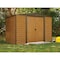 Arrow Woodridge 10 x 6 x 7 ft Woodgrain Steel Storage Shed WR106 - alternate 6