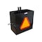 K&M Mfg 3-Point Hitch Ballast Box Category 1 25.5-In. x 24-In. x 13.88-In. Black Powder Coat 1812 - alternate 2