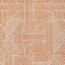 Homeroots 8' X 10' Orange And Ivory Abstract Washable Indoor Outdoor Area Rug 594950 - alternate 6
