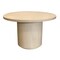 Homeroots 48" Natural Solid Wood Pedestal Base Round Top Dining Table 563912 - alternate 1