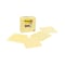 Post-It Pads in Canary Yellow, Note Ruled, 4in x 4in, 90 Sheets/Pad, 4PK 675-4SSCY - alternate 4