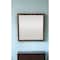 Homeroots 41" Gray Square Framed Mounted Accent Mirror 282605 - alternate 3