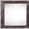 Homeroots 10" x 10" Black Solid Wood Hanging Picture Frame 380311 - alternate 3