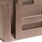 Homeroots 7" Brown Wood Desk Organizer 661196 - alternate 5