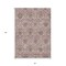Homeroots 3' X 5' Chocolate Beige And Mauve Medallion Washable Indoor Outdoor Area Rug 587776 - alternate 7