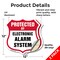 Signmission Security Alarm Shield Sign Protected By, 12 inch X 12 inch, Vinyl Decal, 2PK SHI-D-2PACK-12-460 - alternate 3