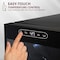Schmck Schmecke 12 Bottle Compressor Wine Refrigerator, Freestanding Wine Cooler with Lock, Black SHMFWCC121LB - alternate 7