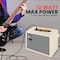 Pyle Portable Electronic Guitar Amplifier - 5 in High-Definition Speaker with Volume, Bass, and Treble PGTAMPL232 - alternate 4