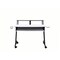 Homeroots 47" White and Black Computer Desk 491456 - alternate 1