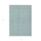 Homeroots 3' X 5' Teal Blue And Silver Geometric Washable Indoor Outdoor Area Rug 594509 - alternate 7