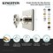Kingston Brass Single-Handle Six-Way Diverter Valve with Square Trim Kit, Brushed Brass KS4047RX - alternate 2