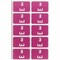 Smead Label, Accs, "E", Prple, 100Ct Pk SMD67175 - alternate 2