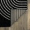 World Rug Gallery Contemporary Arch Design Area Rug 2 ft x 3 ft Black WR94BLACK2X3 - alternate 5