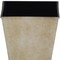 Homeroots 5in Cream Recycled Plastic Indoor Outdoor Square Pot Planter 488253 - alternate 3