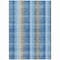 Homeroots 9' X 12' Denim Blue Sky Blue And Beige Plaid Washable Indoor Outdoor Area Rug 613967 - alternate 7