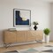 Homeroots 80in Black Solid Wood Sideboard Soft Close with Four Doors 611024 - alternate 4