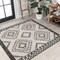 Jonathan Y Amir Moroccan Beni Souk Cream/Black 5 ft Square Area Rug MOH200A-5SQ - alternate 1