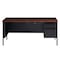 Hirsh Right-Hand Single Pedestal File Office Desk W/ Center Drawer, 30 in D X 29.5 in H, 66 in W X 20095 - alternate 4