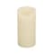 Homeroots Set of Two Beige Flameless Pillar Candle, 2PK 517666 - alternate 1