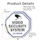Signmission Video Security System 24 Hour, 6 inch X 6 inch, Vinyl Decal, 2PK OC-D-2PACK-6-4 - alternate 2