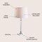 Jonathan Y Foster 28.25" Crystal LED Table Lamp, Clear/Chrome JYL2051A - alternate 8