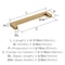 Amerock Monument 5-1/16 inch (128mm) Center-to-Center Champagne Bronze Cabinet Pull, 25PK 25VMP36571CZ - alternate 3
