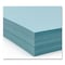 Lettermark Colors 30% Recycled Multipurpose Color Paper, 20 lb Bond Weight, 8.5 x 14, Blue, 5000PK 94286 - alternate 2