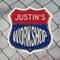 Signmission Justin's Workshop, 6 Inch X 6 Inch, Plastic Sign SHI-P-6-489-JUSTIN - alternate 5