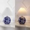Jonathan Y Shishen 19.5" Cottage Classic Chinoiserie Ceramic Orb LED Table Lamp with Pleated Shade, Navy/White JYL5056C - alternate 7