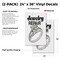 Signmission Jewelry Repair, Vinyl Decals Only 24 Inch x 36 Inch, Vinyl Decal, 2PK DSB-2436-2PACK-Jewelry Repair - alternate 2