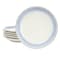 Martha Stewart Blue Rim 8.25 Inch 6 Piece Stoneware Salad Plate Set in Blue 123651.01 - alternate 1