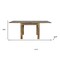 Homeroots 6" Beige Solid Wood One Drawer Nightstand 651840 - alternate 6