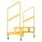 Vestil Adjust Step Stand, 2 Step, Handrail, 36x23, 43.125 Overall Height, Steel, Yellow ASP-36-HR - alternate 8