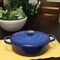 Crock-Pot Crock Pot Artisan Enameled 5 Qt Cast Iron Round Braiser Pan with Self Basting Lid in Sapphire Blue 111999.02 - alternate 8