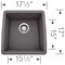 Blanco Performa Bar Bowl, Cinder 441475 - alternate 3