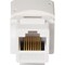 Rca Keystone CAT6/5E RJ45 White Modular Jack TPHKJRJ45EV - alternate 5