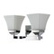 Jonathan Y Staunton 15" 2-Light Farmhouse Cottage Metal LED Vanity Light with Frosted Glass Shades, Chrome JYL7523B - alternate 12